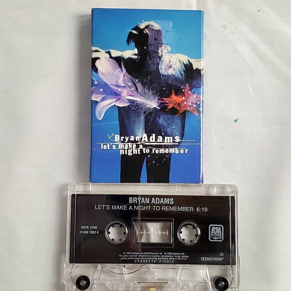 Bryan Adams – Let’s Make a Night to Remember Cassette Single (1996)